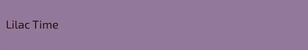 Lilac Time